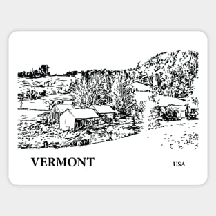 Vermont USA Sticker